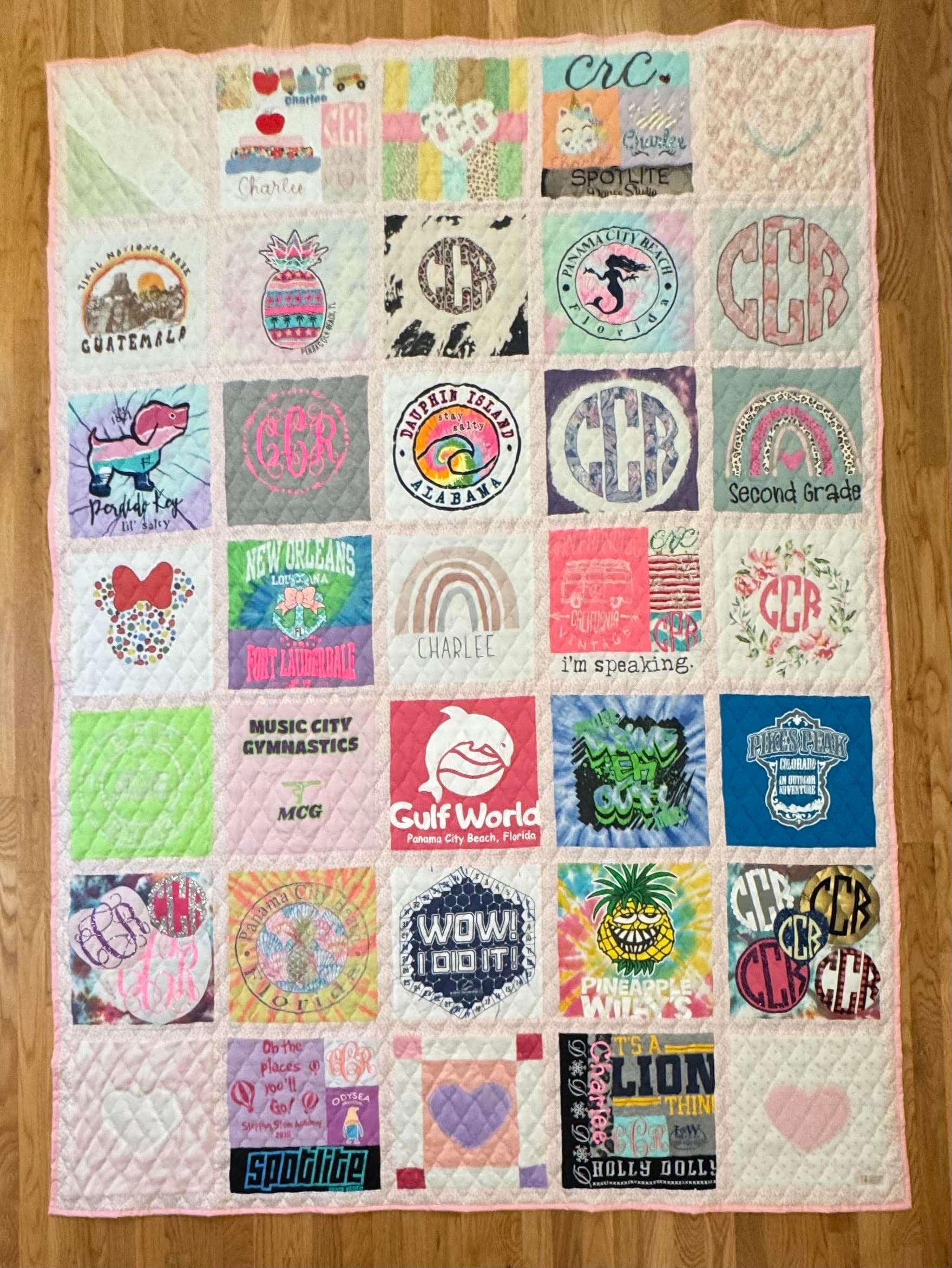 6 × 7 — 42 Shirts quilt example