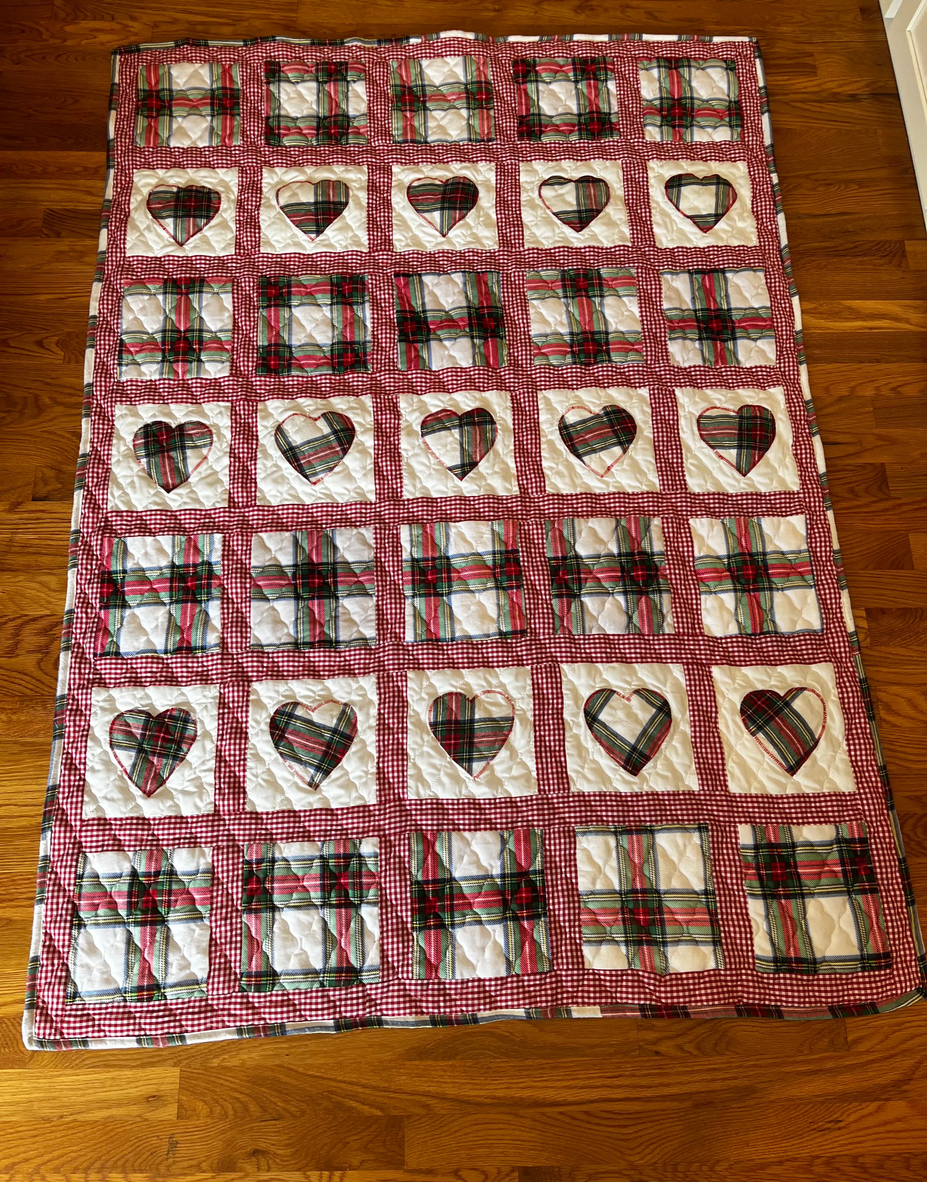 Memory Quilt quilt example — Throw